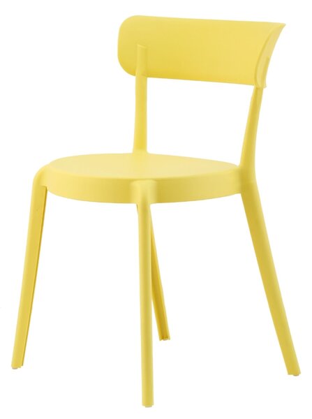 Fusion Living Plastic Bistro Dining Chair