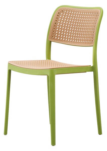 Fusion Living Plastic Cafe Dining Chair