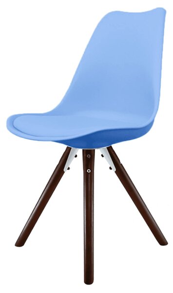 Fusion Living Soho Plastic Dining Chair with Pyramid Legs