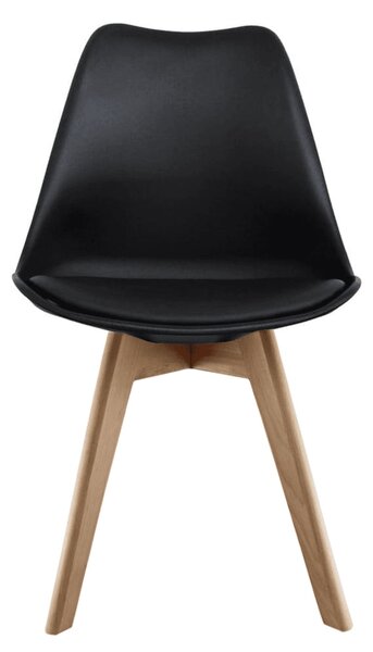 Fusion Living Soho Plastic Dining Chair with Squared Legs