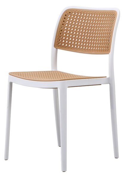 Fusion Living Plastic Cafe Dining Chair