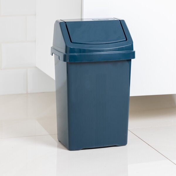 Wham Casa Navy 8L Swing Bin Navy