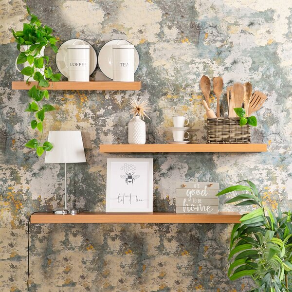 Harbour Housewares Large Floating Shelf