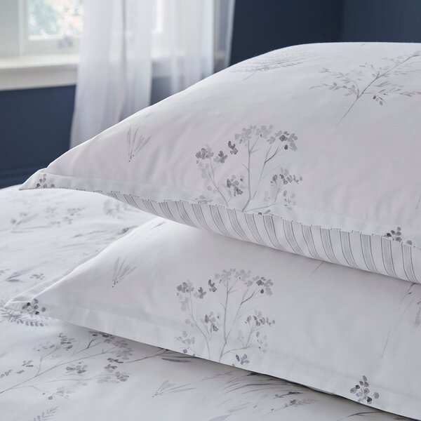 Dorma Purity Botanical 100% Cotton Oxford Pillowcase Pair