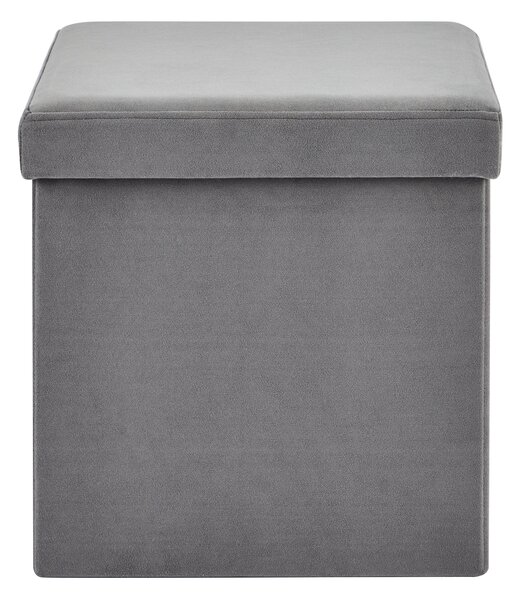 Matte Velvet Cube Ottoman