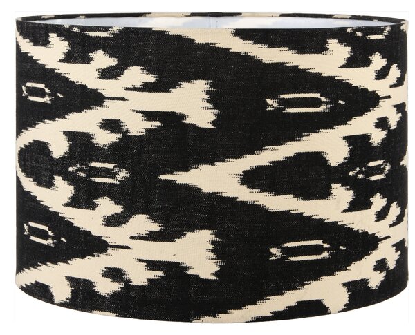 Lars Ikat Patterned Cylinder Lamp Shade