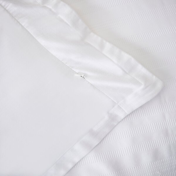 Dorma Purity Staunton White Oxford Pillowcase Pair