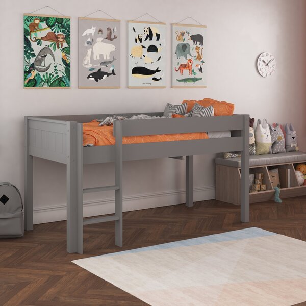 Stompa Classic Midsleeper Bed Frame Grey