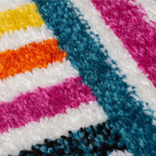 Candy Blocks Abstract Rug