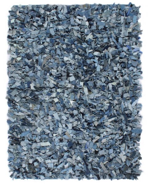 Shaggy Rug Denim 80x160 cm Blue