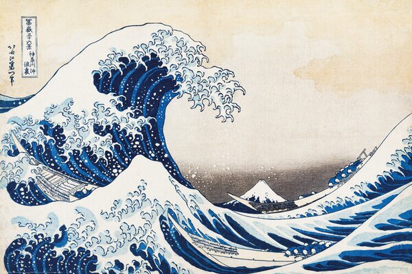 Poster Kacušika Hokusai - The Great Wave off Kanagawa, Katsushika Hokusai