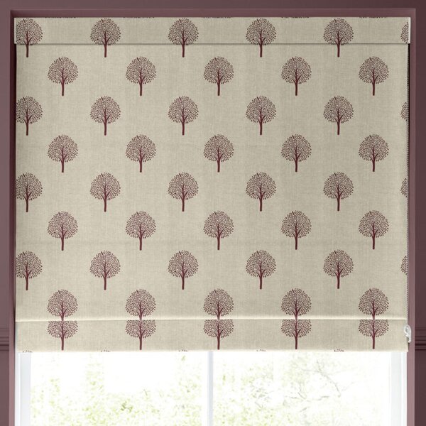 Emily Bond Yew Tree Made to Measure Roman Blind Mulberry
