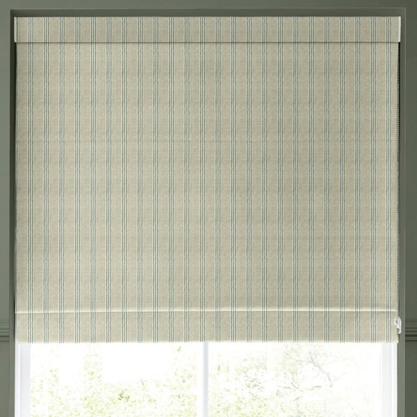 Emily Bond George Stripe Made to Measure Roman Blind Sage