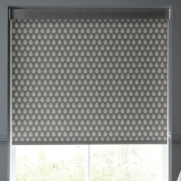 Emily Bond Jaipur Translucent Made to Measure Roller Blind Smoke