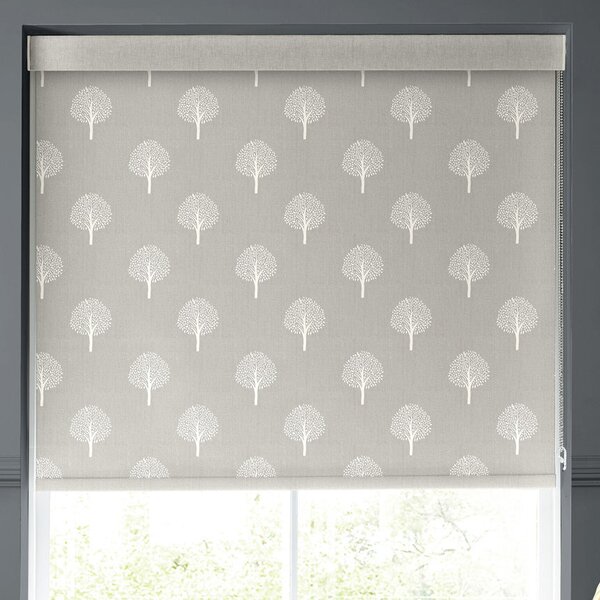 Emily Bond Yew Tree Translucent Made to Measure Roller Blind Pebble