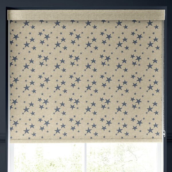 Emily Bond St Maws Translucent Made to Measure Roller Blind Indigo