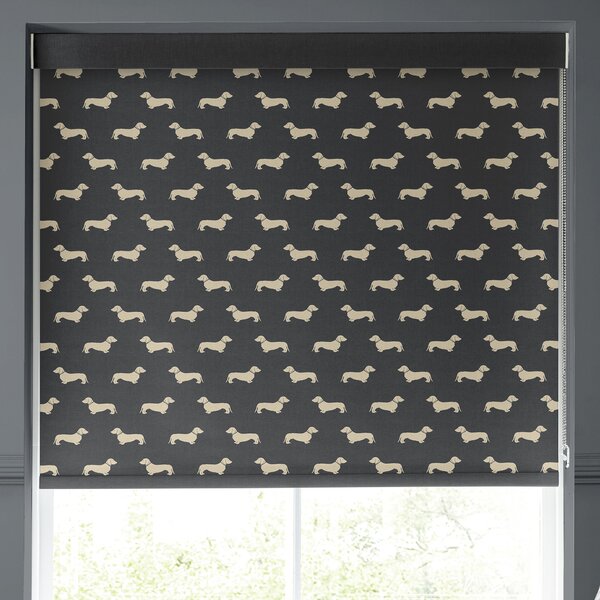 Emily Bond Peggy Translucent Made to Measure Roller Blind Smoke