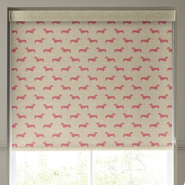 Emily Bond Peggy Translucent Made to Measure Roller Blind Raspberry