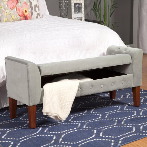 Oxford Chaise Longue Ottoman Bench Dove Grey