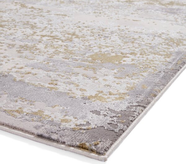 Artemis B9289A Metallic Effect Yarn Rug Gold