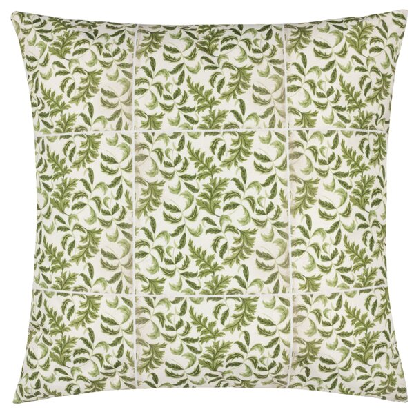 Paoletti Minton Tiles Large Outdoor Cushion Olive