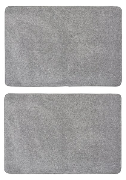 Relay Set of 2 Mats Light Grey - 50 x 80cm