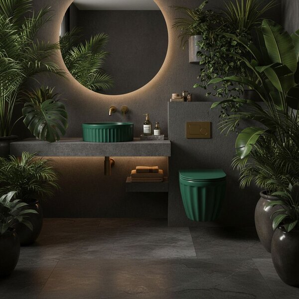 Countertop Basin Rea DUO Matcha Matt