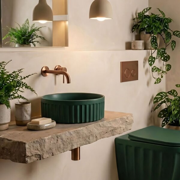 Countertop Basin Rea DUO Matcha Matt