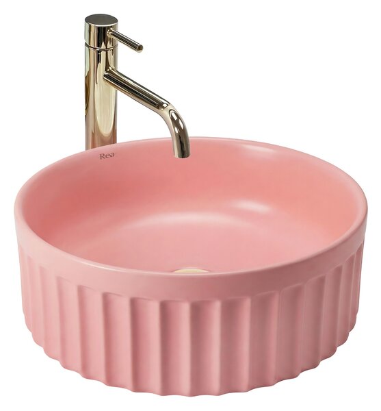 Countertop Basin Rea DUO Sweet Pink Matt