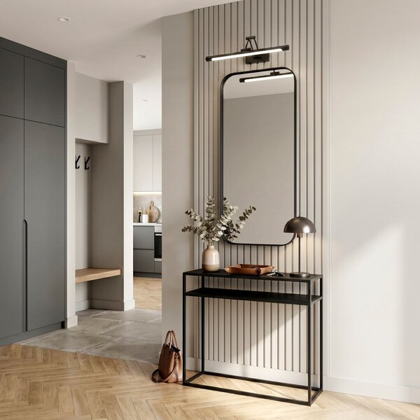 Bathroom LED wall sconce SWE025-1W 42cm Black