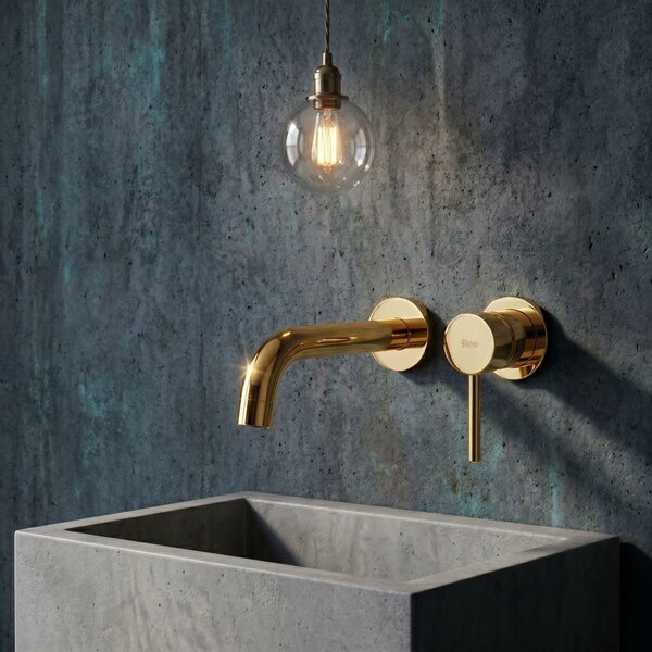 Wall Mounted faucet Rea Lungo Gold + BOX