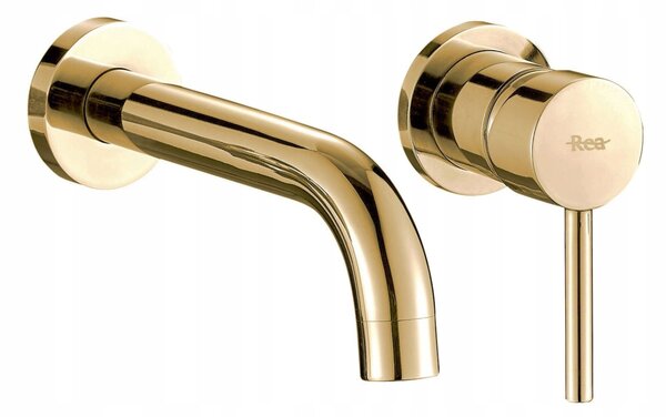 Wall Mounted faucet Rea Lungo Gold + BOX