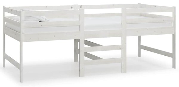 Bed Frame without Mattress White 90x200 cm Solid Wood Pine