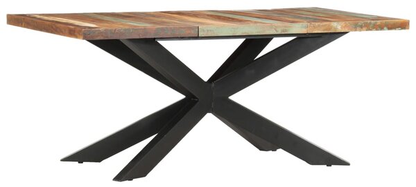 Dining Table 180x90x76 cm Solid Reclaimed Wood