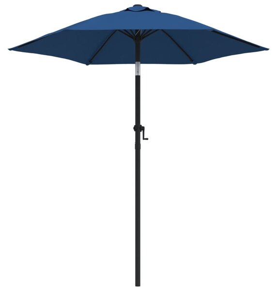 Garden Parasol Blue 200x224 cm Aluminium