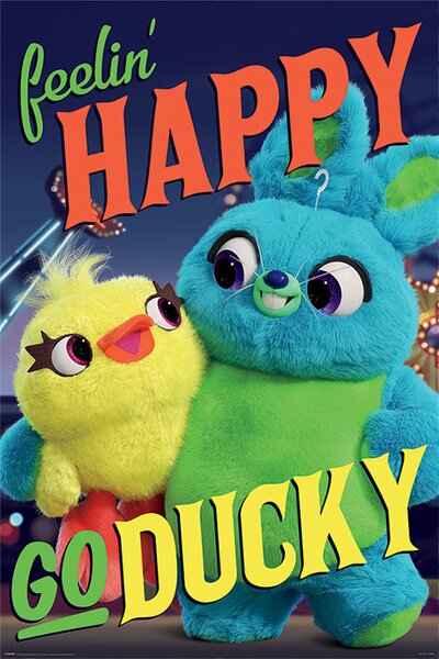 Poster Toy Story 4 - Happy-Go-Ducky, (61 x 91.5 cm)