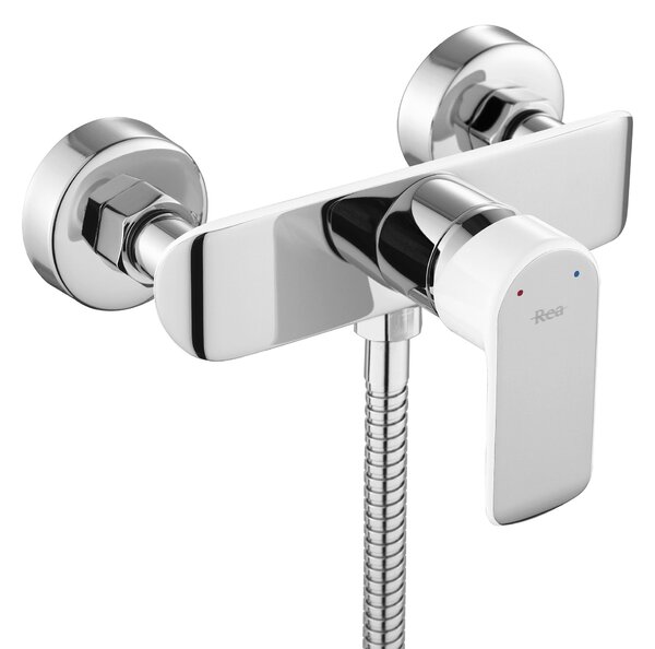 Shower faucet REA Bloom White Chrome