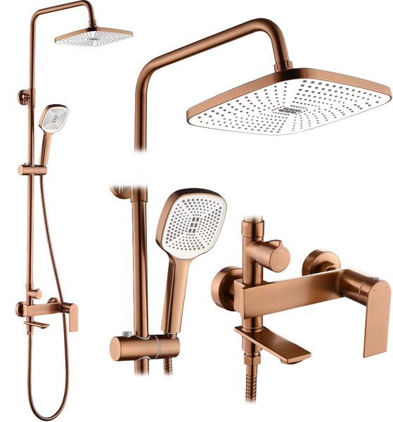 Shower set REA STORM COPPER BRUSH