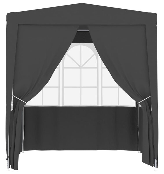 Professional Party Tent Side Walls 2.5x2.5 m Anthracite 90 g/m²