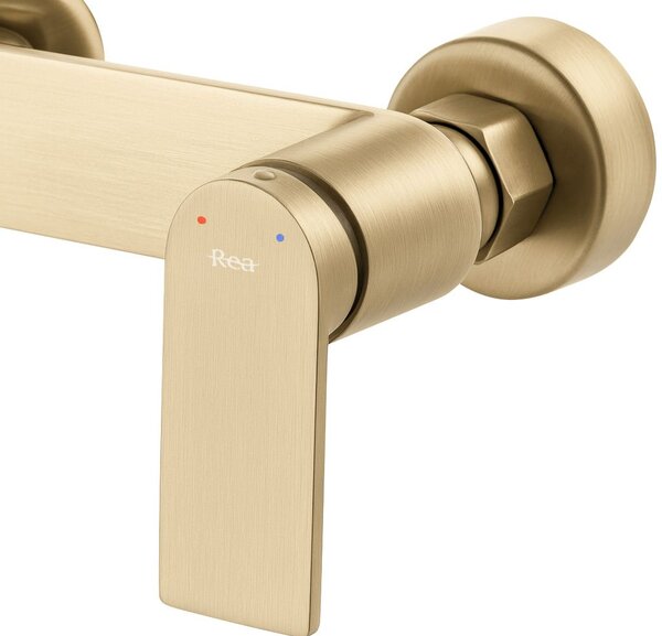 Bath faucet REA STORM Brush Gold