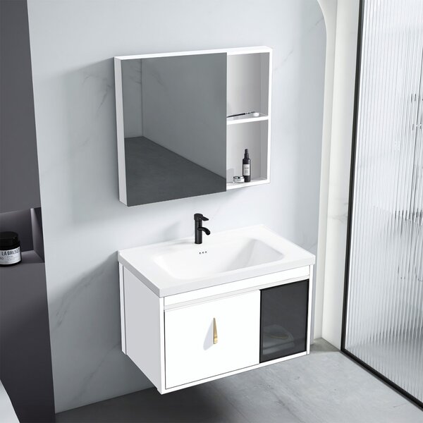 Bathroom furniture set with washbasin Paris 60cm White
