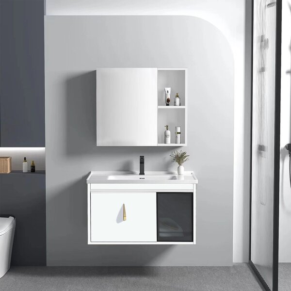 Bathroom furniture set with washbasin Paris 60cm White