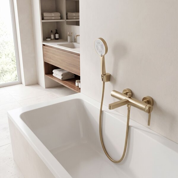 Bath faucet REA Grace Brush Gold