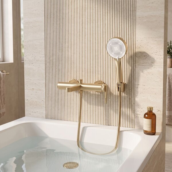 Bath faucet REA Grace Brush Gold
