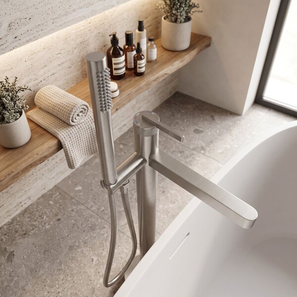 Free-standing faucet Rea Grace Brush Nickel