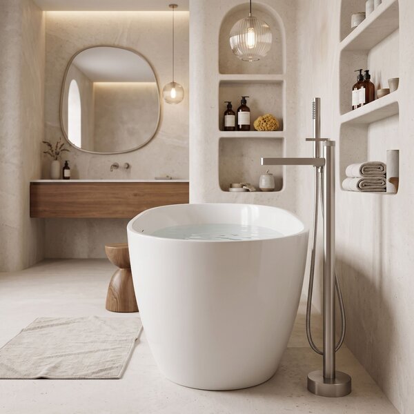 Free-standing faucet Rea Grace Brush Nickel