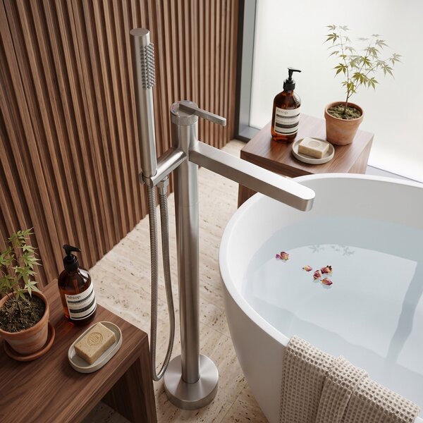 Free-standing faucet Rea Grace Brush Nickel