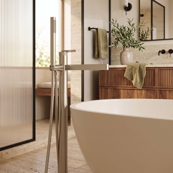 Free-standing faucet Rea Grace Brush Nickel