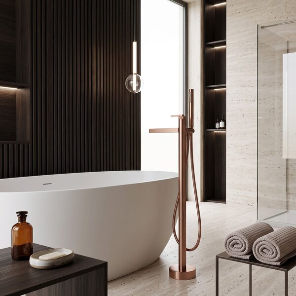 Free-standing faucet Rea Grace Brush Copper