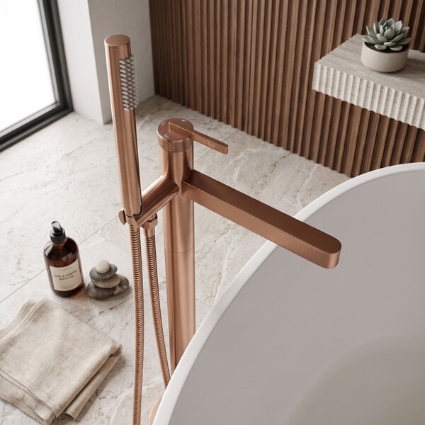 Free-standing faucet Rea Grace Brush Copper
